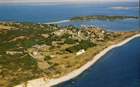 Air View Of Cuttyhunk Island Gosnold, MA