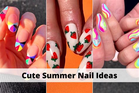 37 Gorgeous Cute Summer Nail Ideas To Try For 2024 Tressvibe