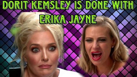 Breaking Dorit Kemsley Done With Erika Jayne Youtube