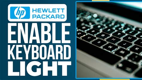 How To Turn On Keyboard Light Or Backlight On HP Laptop Easy