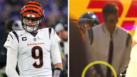 Nfl 2023 Cincinnati Bengals Deleted Video Of Joe Burrow With Wrist