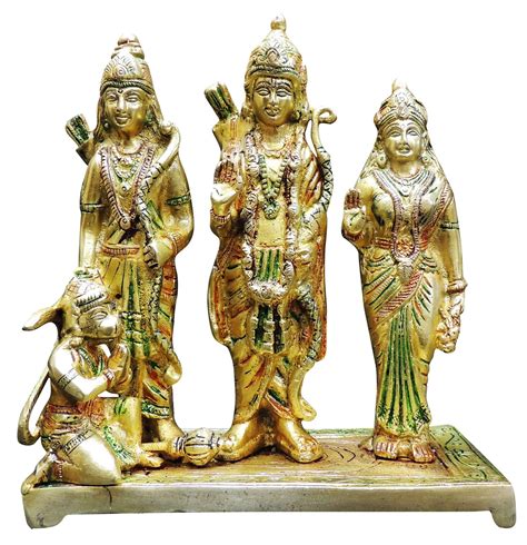 Brass Ram Darbar God Idol Statue 2 66kg Ramdarbar Murti Ram Darbar