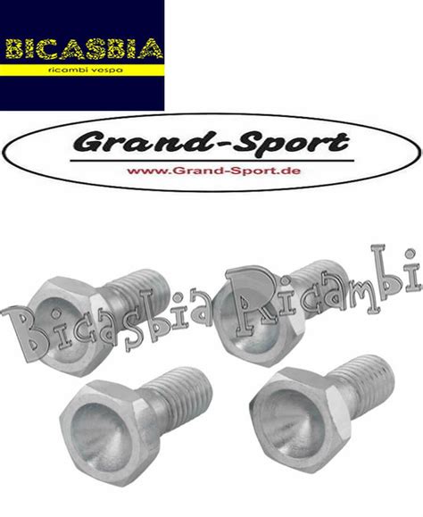 Kit Bulloni Fissaggio Cerchio Ruota Testa Svasata Vespa R L