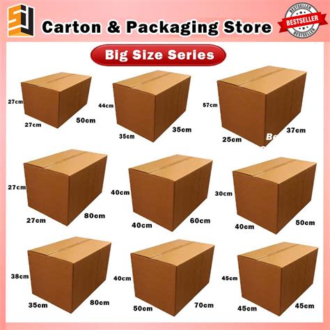 Big Carton Box Packaging Box Packing Box Paper Boxes Kotak Shipping