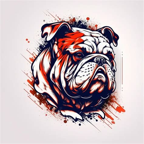 Premium Photo | Bulldog logo vector illustration