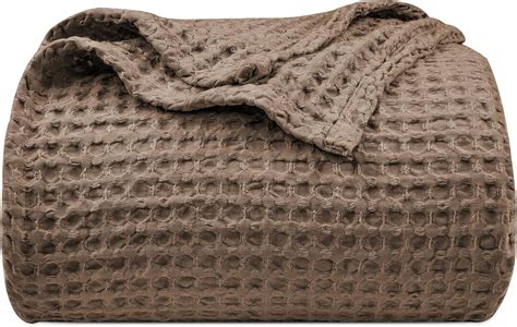 Phf Ultra Soft Waffle Weave Blanket Queen Size 90x 90