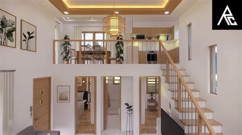 Modern 2-Bedroom Loft-Type Tiny House Design Idea (5x7 Meters Only ...