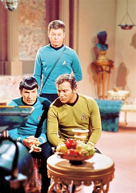 Behind The Scenes On The 1960s Television Series Star Trek Original Vintage Image