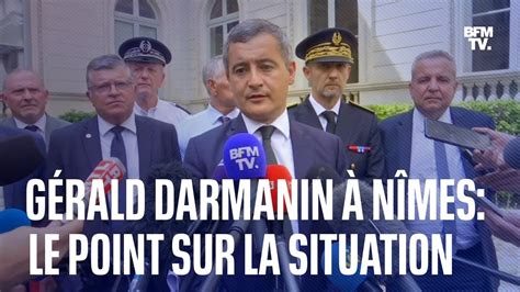 Le ministre de l Intérieur Gérald Darmanin fait le point sur la