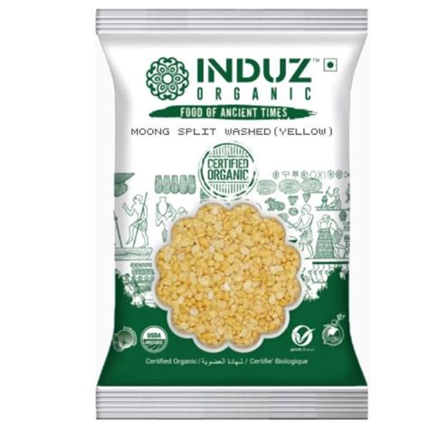 Induz Organic Moong Split Washed Yellow