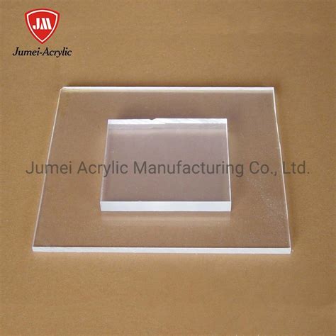 Jumei Customized Size Transparent Cast Acrylic Sheet Pmma Sheet