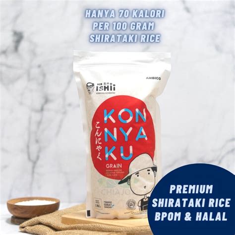 Jual Beras Shirataki Shirataki Rice Konnyaku Kg Shopee Indonesia