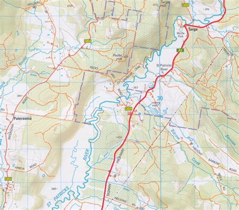 Sideling 1 50000 Topographic Map Tasmap Maps Books And Travel Guides