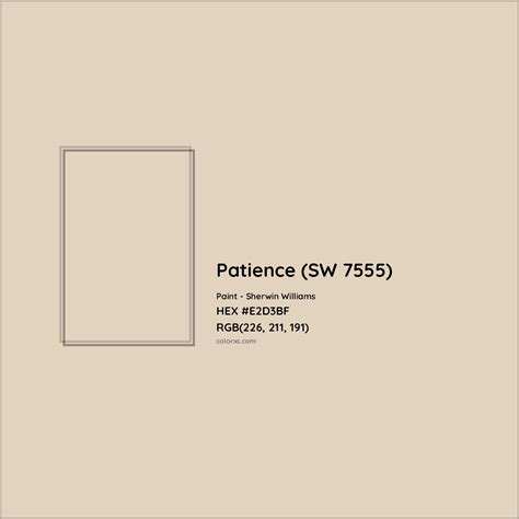 Sherwin Williams Patience Sw Paint Color Codes Similar Paints