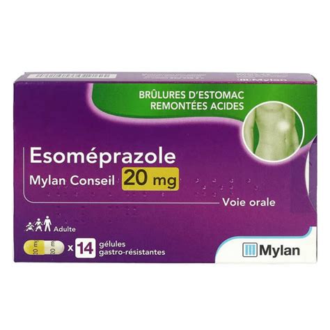 Viatris Esomeprazole 20mg 14 Capsules Heartburn