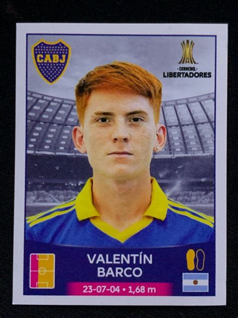 Panini Conmebol Copa Libertadores Sticker Valentin Barco