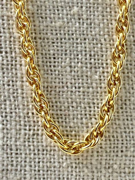 14k Solid Gold Rope Chain 20 Inch