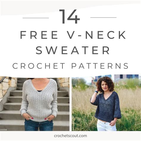 The Best Free Crochet V Neck Sweater Patterns Crochet Scout