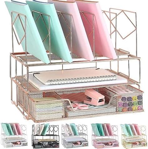 Amazon Youbetia File Organizer Kawaii Office Desk Accessories