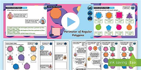 Year Step Perimeter Of Regular Polygons Teaching Pack