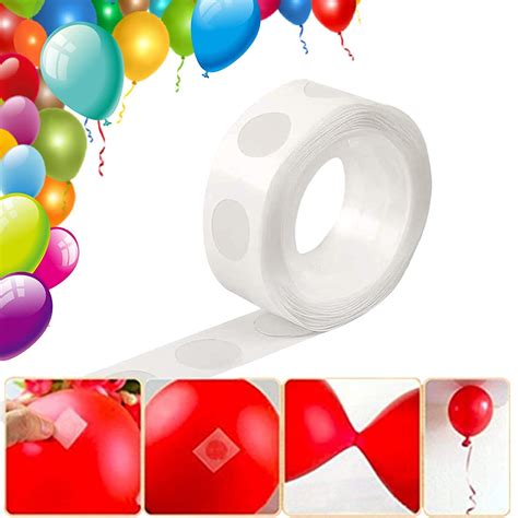 Party Propz Pc Balloon Glue Dots For Foil Latex Confetti Baloon