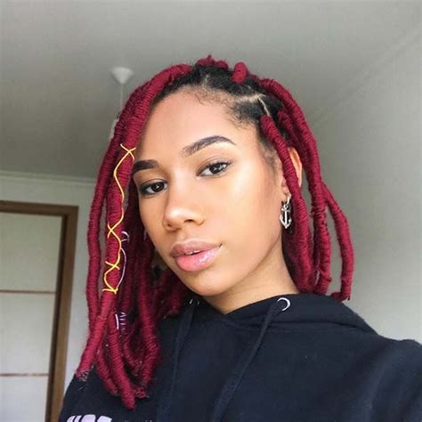 25 Trendy Ways To Pull Off Short Faux Locs StayGlam Cabelo