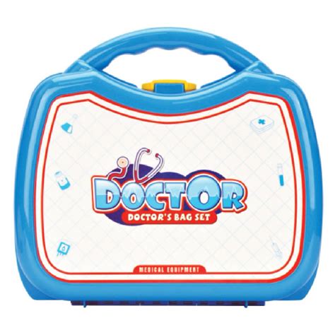 Kit Medico Infantil Maleta Mini Doutor Azul Pirlimpimpim Brinquedos