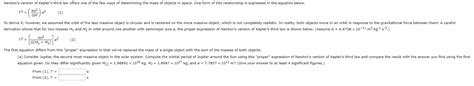 Solved Is Expressed In The Eq Below 4π Gm To Derive It