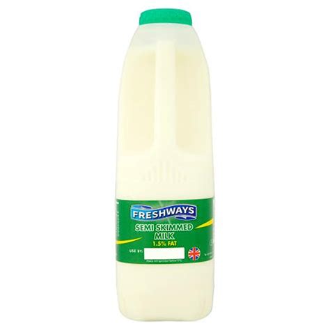 Freshways Semi Skimmed Milk 1l Continental Food Store