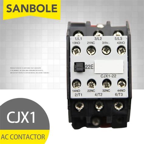 A Hot Cjx Tb Ac Contactor Din Rail Mounted No Nc V V