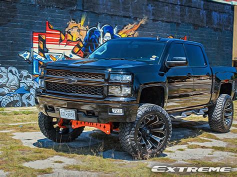 2015 Chevrolet Silverado 1500 22x12 Fuel Offroad Wheels 33x12 5R20