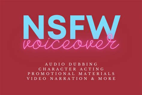 Record Seductive Female Voice Over For Sfw Or Nsfw Scripts By