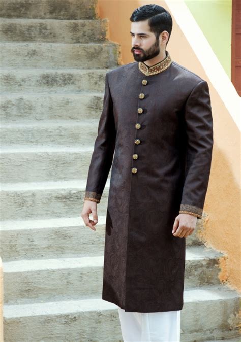 Latest Mens Wedding Sherwani By Amir Adnan 7