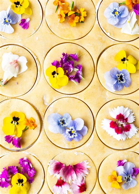 Edible Flower Shortbread She Can T Eat What Recipe Edible Flowers Edible Flowers Recipes