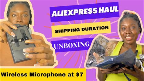 Aliexpress Haul 2023 Unboxing Shipping Duration Wireless