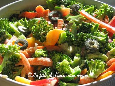 La Fille De L Anse Aux Coques Salade De Brocoli Et Feta