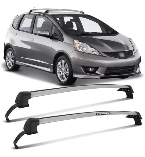 Barras De Techo Eqmax Honda Fit Gris Plata U S En