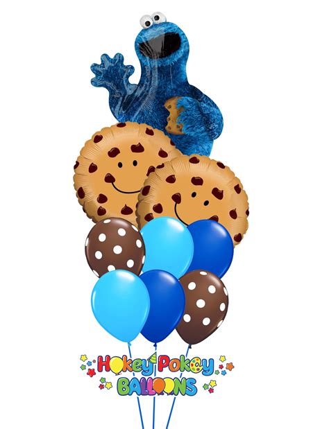 Cookie Monster Balloon Bouquet | Birthday Balloons Delivery in Vaughan | Hokey Pokey Balloons