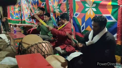 National Awards Winners And Baba Napo Playing Ladakhi Instrument Daman