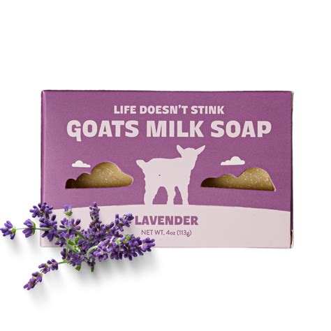 Lavender Goats Milk Soap Stinkbug Naturals