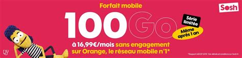 Sosh Lance Un Nouveau Forfait Go En Promotion Pour Mois