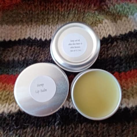 Hemp Oil Lip Balm Etsy