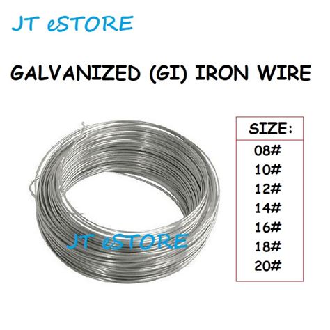 Jt Estore 1kg Galvanised Gi Iron Wire Steel Tie Fence Dawai