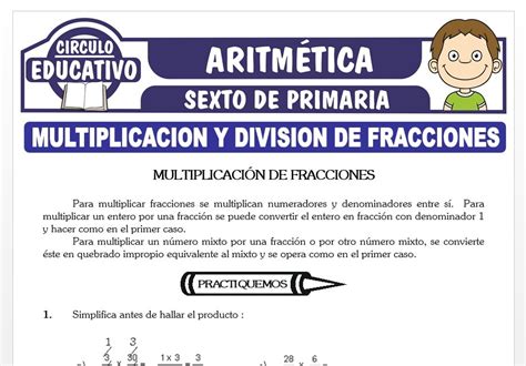 Fracciones Multiplicacion De Fracciones Ejercicios Fracciones Sexiz Pix