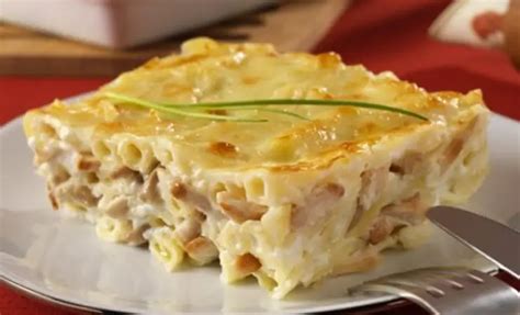 Recette Gratin De Pâtes Au Poulet Et Fromage Cuisine Momix