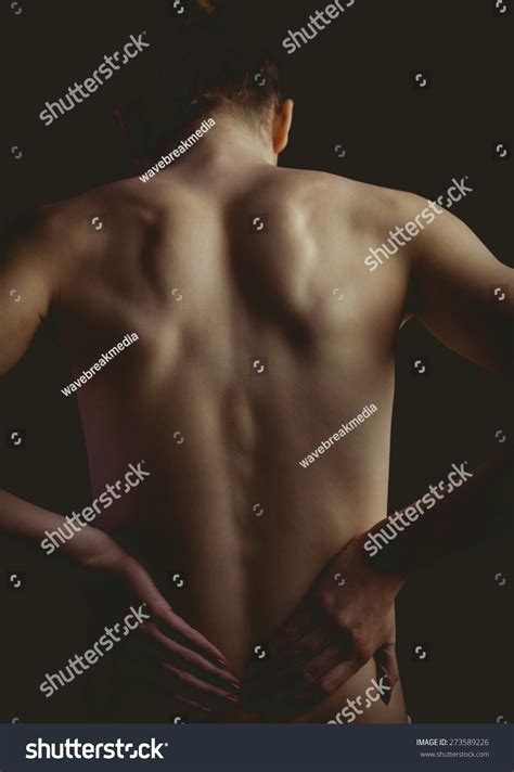 Nude Woman Back Injury On Black Stock Photo 273589226 Shutterstock
