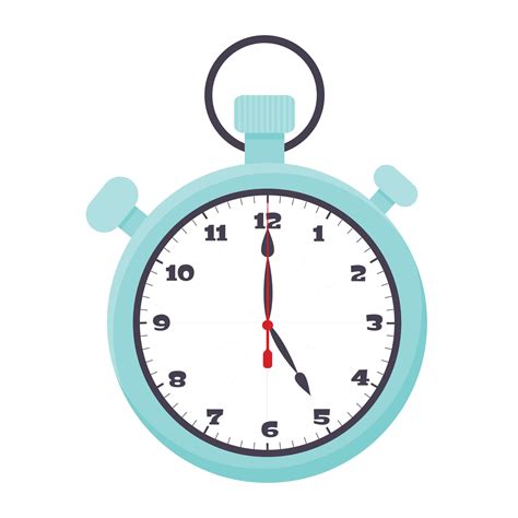 Isolated Vector Illustration Graphic Stopwatch Timer Vector