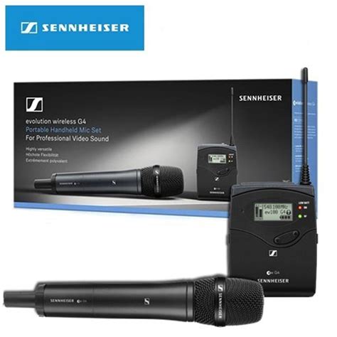 Ew 135p G4 Camera Mount Wireless Cardioid Handheld Microphone System Sennheiser