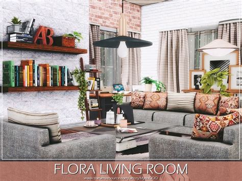 The Sims Resource Flora Living Room