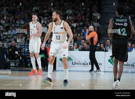 Sergio Rodr Guez Von Real Madrid Im Spiel Der Liga Endesa Zwischen Real